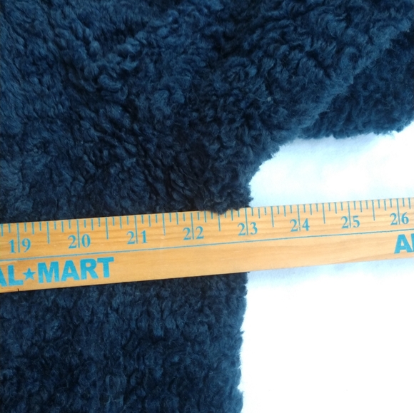 Pendleton Women's Fuzzy Full Zip Deep Blue Sherpa Jacket - Picture 6 of 8